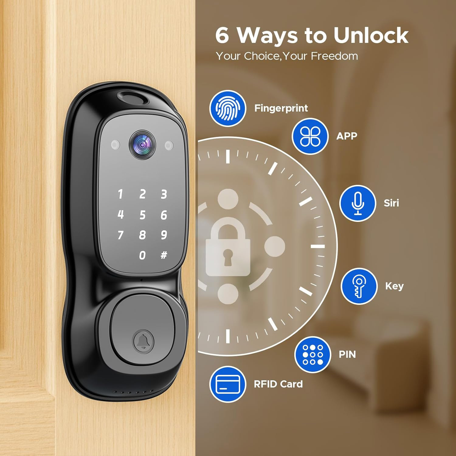 Tuya Wifi Slimme Deurvergrende - Door Lock recensie en prijs