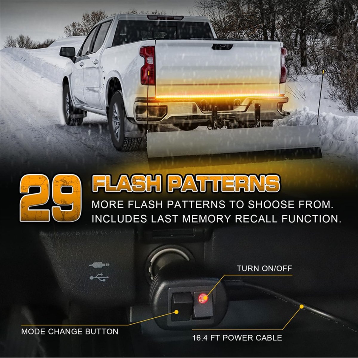 *X07A 60Inch Achterklep Strobe - Led Strip Lights recensie en prijs