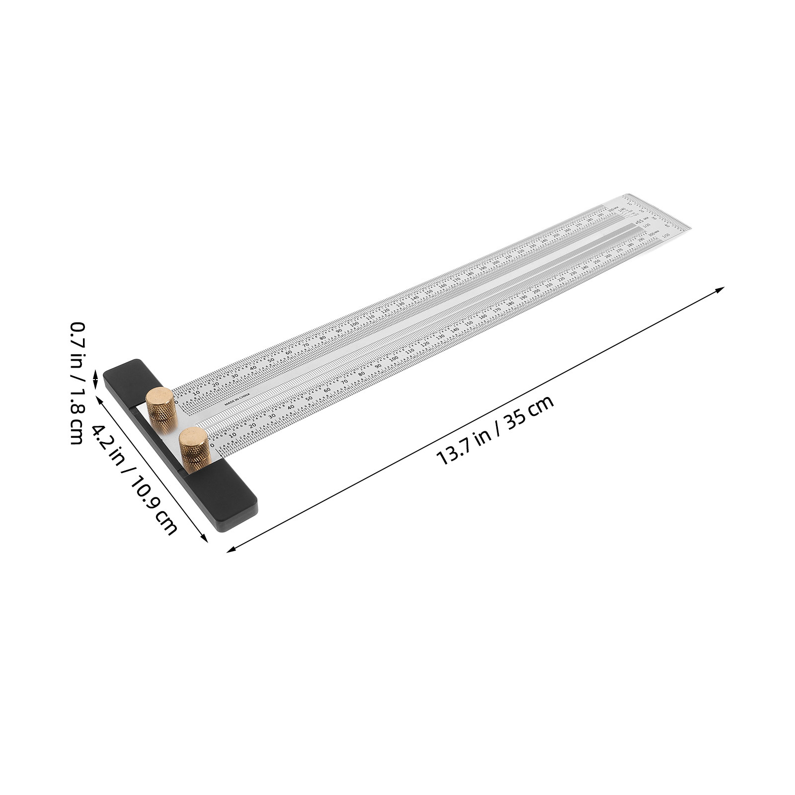 Houtbewerkingsliniaal 300 mm T - Home Improvement Mark recensie en prijs