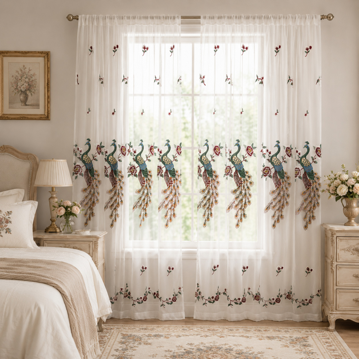 1 stuk, wit, fris, Ins-Style,  - Curtain Rods recensie en prijs
