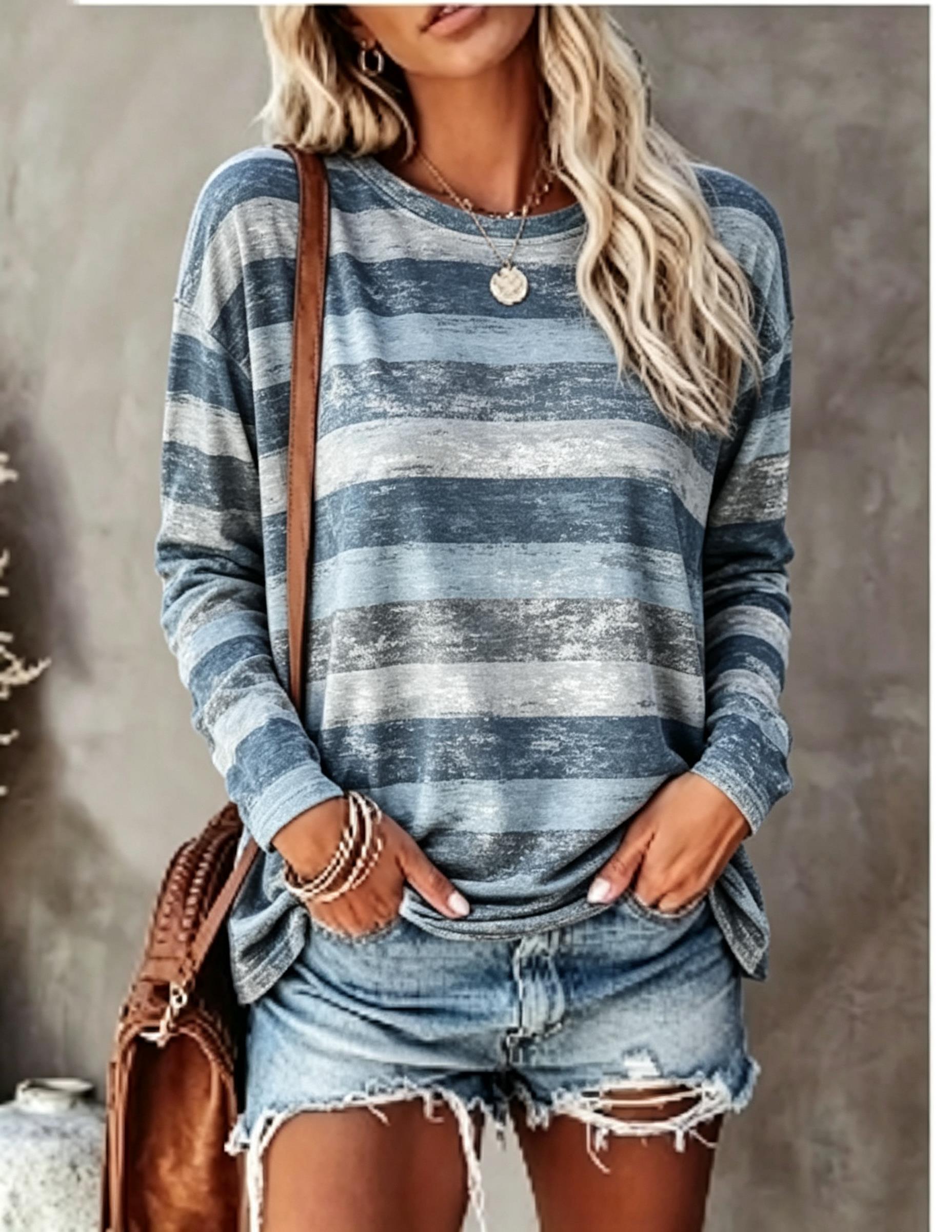 Dames T-shirt met lange mouwen - Wallpaper recensie en prijs