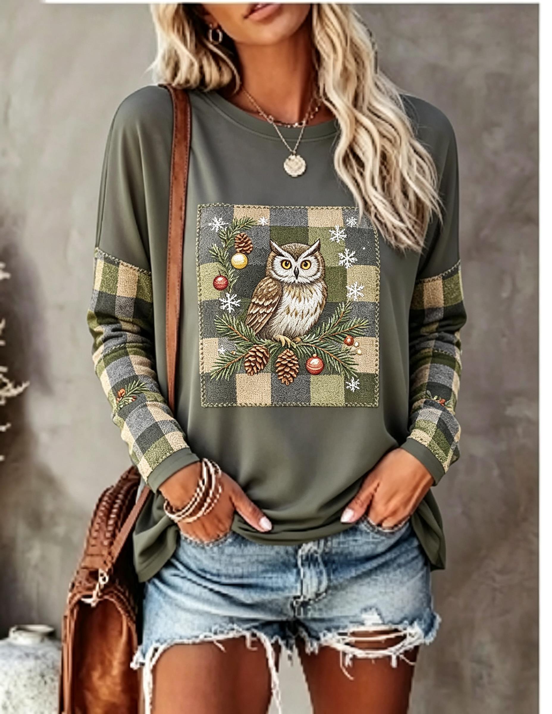 Dames T-shirt met lange mouwen - Wallpaper recensie en prijs