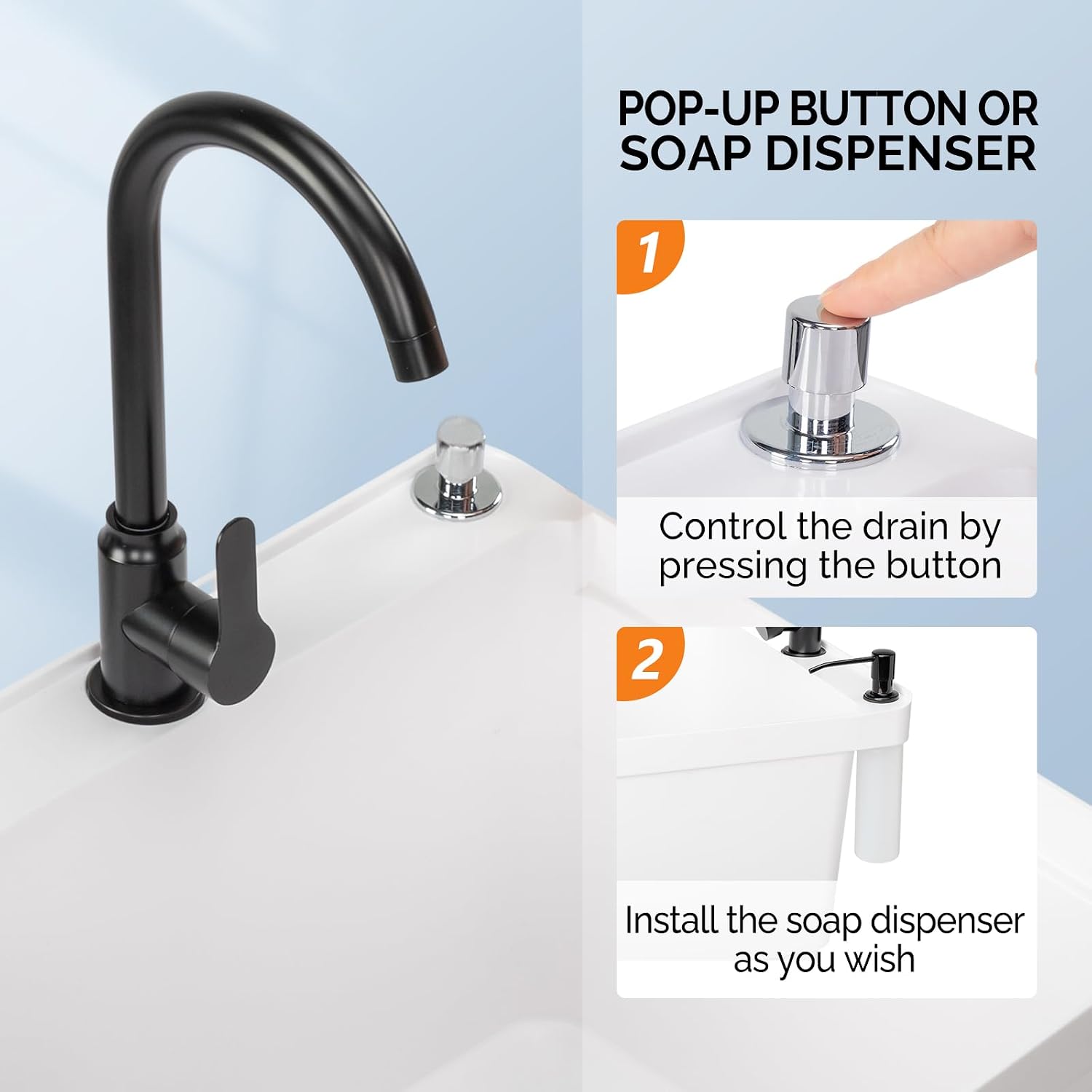 13-gallon wasbak voor de wasru - Faucet recensie en prijs