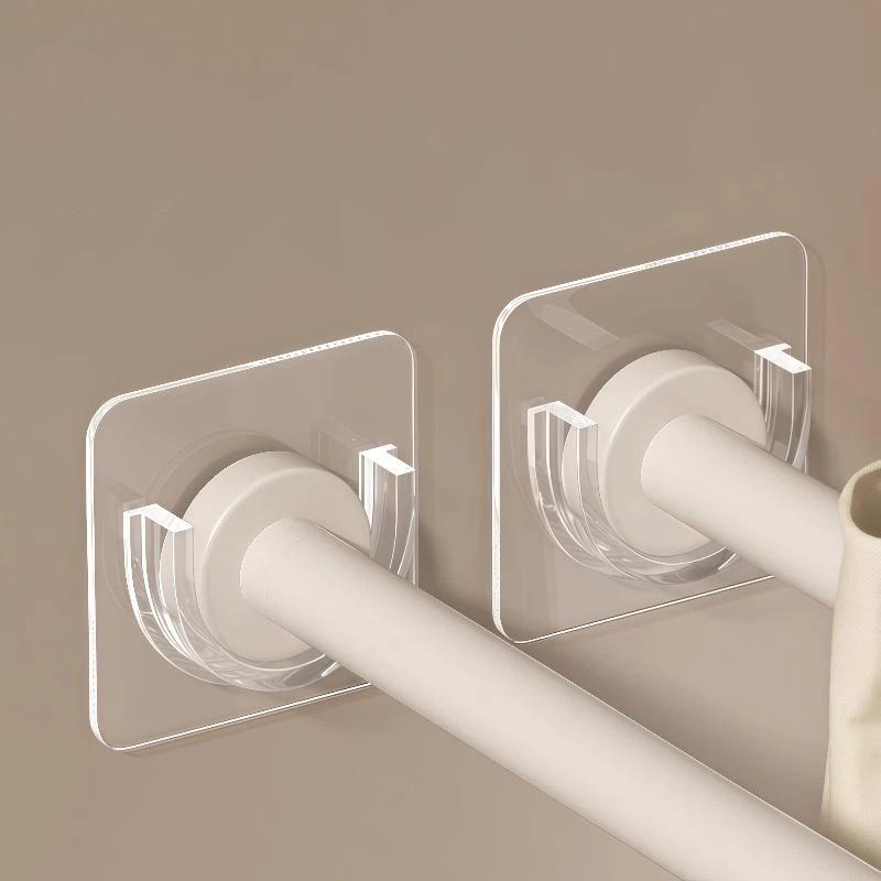 4 stuks transparante zelfkleve - Curtain Rods recensie en prijs
