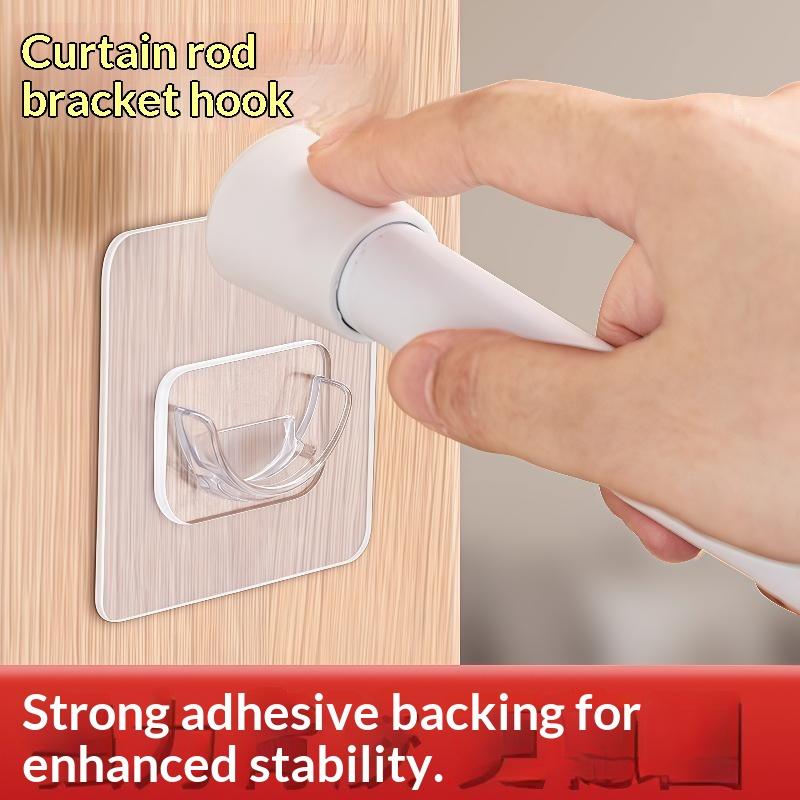 4 stuks transparante zelfkleve - Curtain Rods recensie en prijs