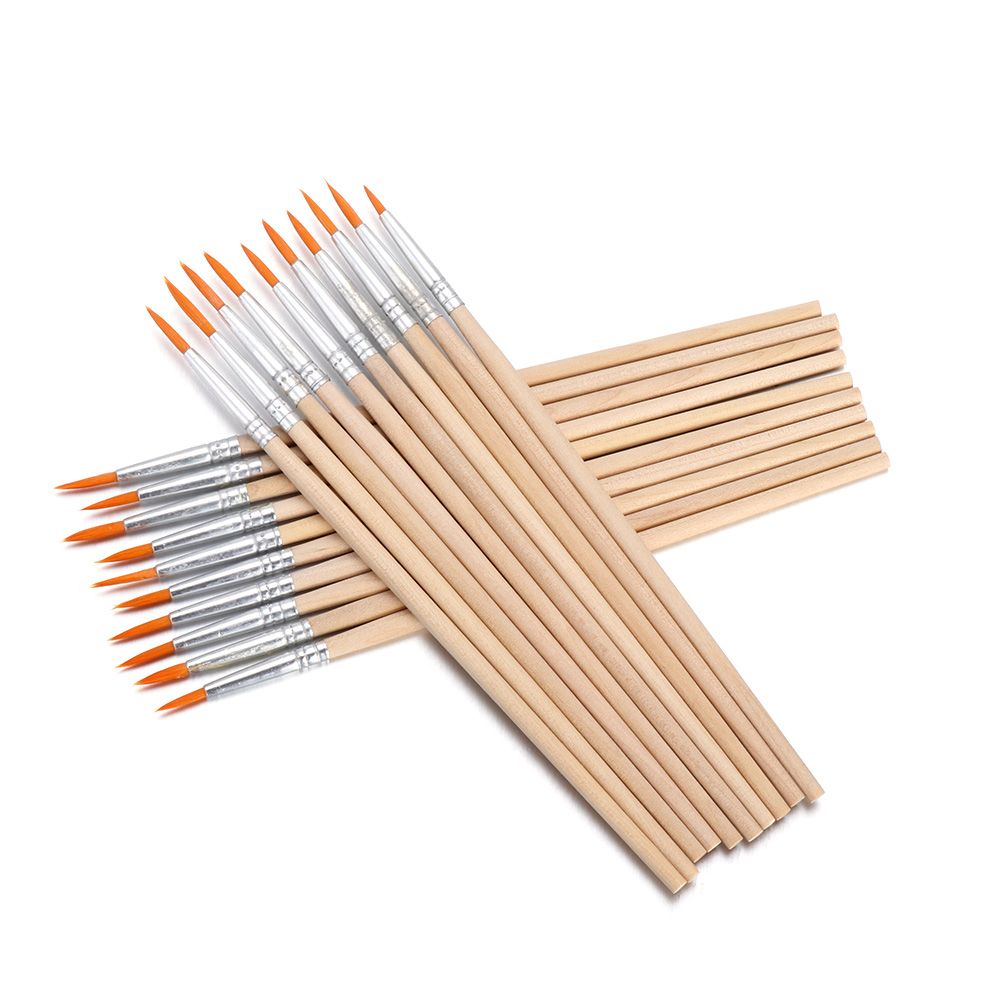 10 Stuks Houten Handvat Haak L - Paint Brush recensie en prijs