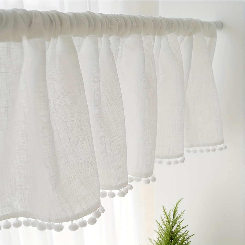 1Pc Cross Gauze Ball Kort Gord - Curtain Rods recensie en prijs