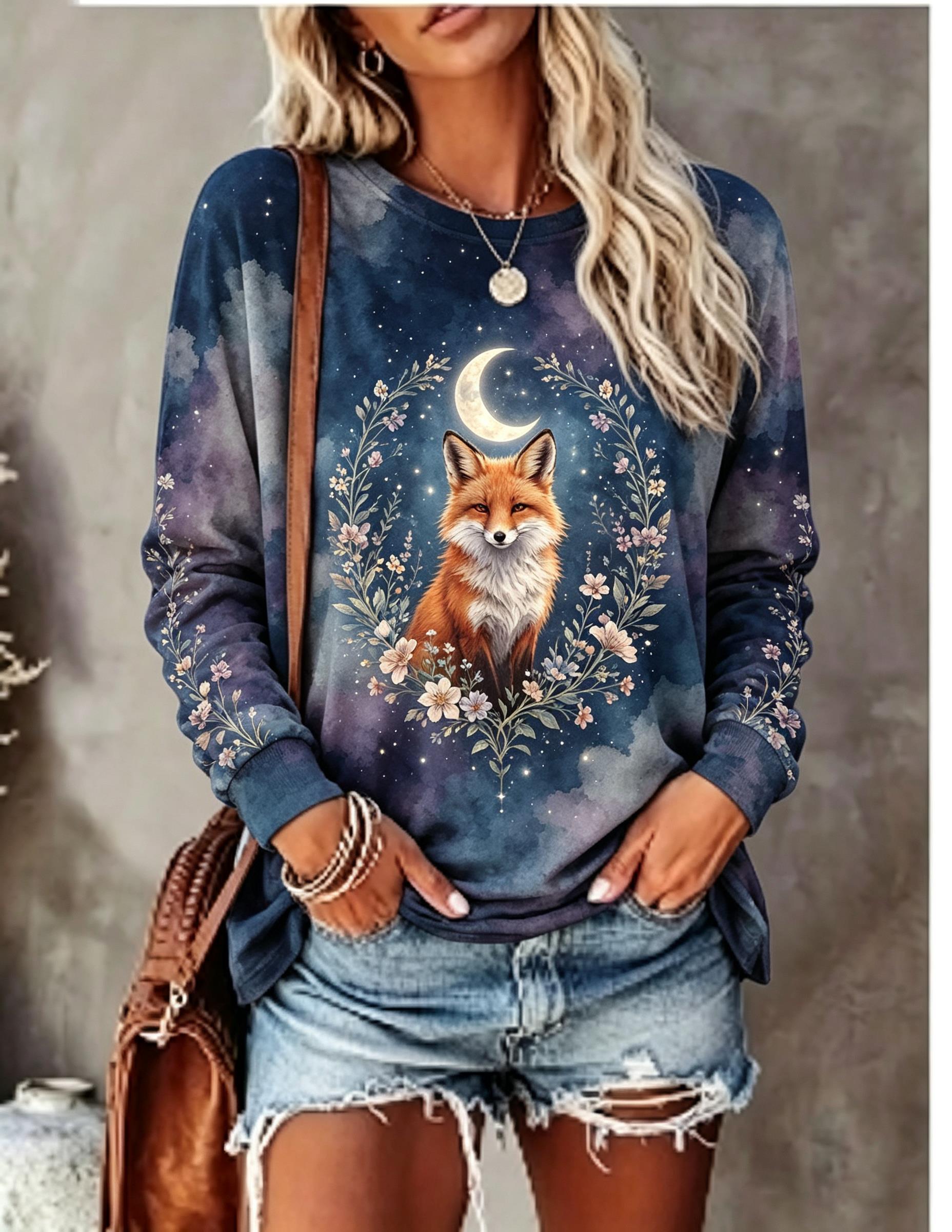Dames T-shirt met lange mouwen - Wallpaper recensie en prijs