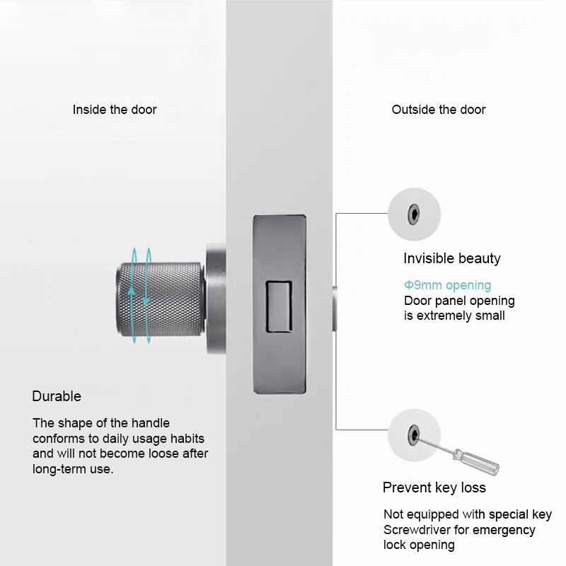 Moderne houten gouden stille r - Door Handle recensie en prijs